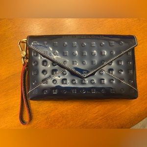 EUC Arcadia Envelope Clutch in Dark Blue